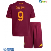 AS Roma Artem Dovbyk #9 Domaci Dres za djecu 2025-26 Kratak Rukav (+ Kratke hlače)